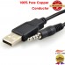 YellowPrice 3.5mm Male AUX Audio Plug Jack To USB 2.0 Male Converter Cable Cord Car MP3